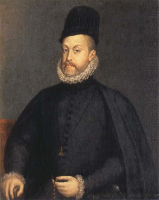 Phillip II Holding a rosary, Sofonisba Anguissola